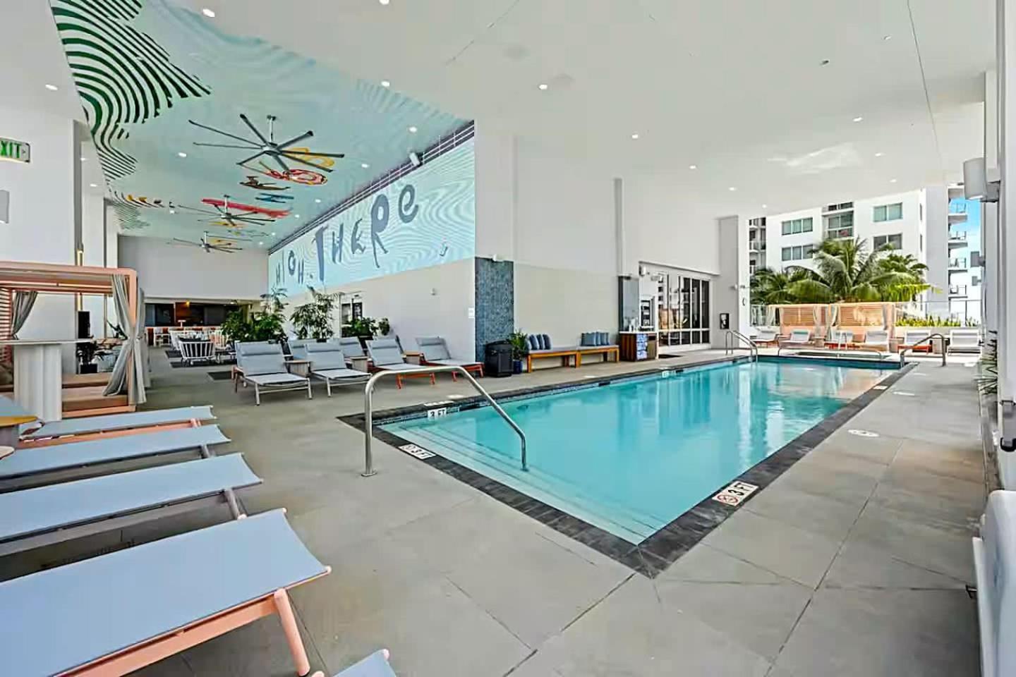 Ferienwohnung Heart Of Downtown Miami Studio Pool & Gym Exterior foto